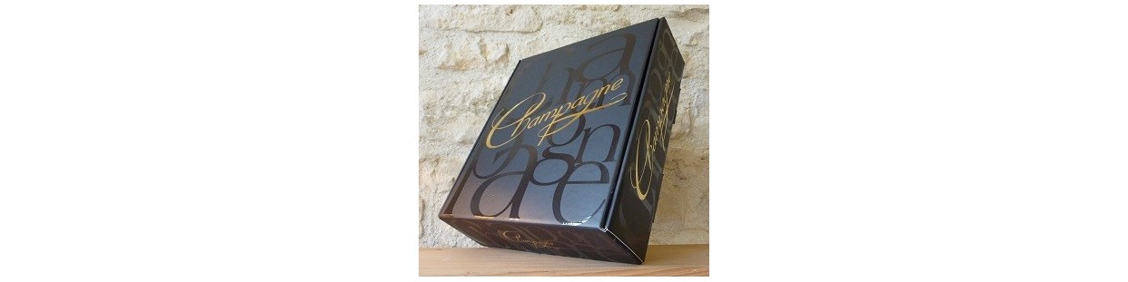 Our champagne boxes discovered and to offer